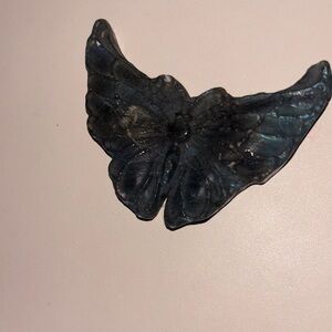 Colorful butterfly fluorite crystal